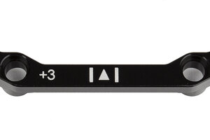 Team Associated RC10B74.1 Steering Rack, +3mm, aluminum