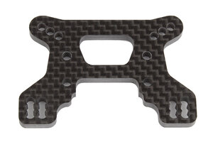 Team Associated RC10B74.1 Front Shock Tower, 23mm, carbon fiber Team Associated RC10B74.1 Front Shock Tower, 23mm, carbon fiber