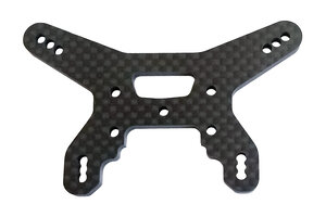 Team Associated RC10B74.1 Rear Shock Tower, 27.5mm, carbon fiber