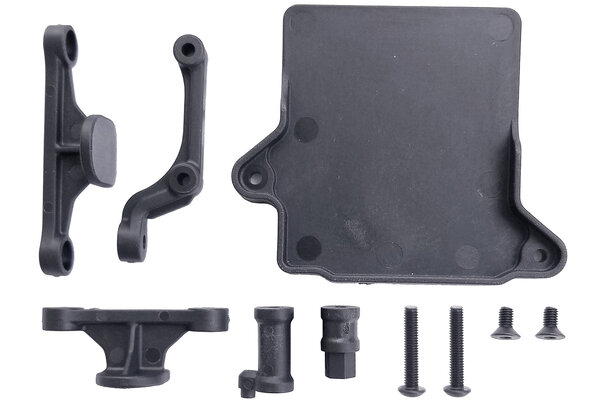 Team Associated RC10B74.1 LP Battery Posts, Fan Mount, ESC Tray