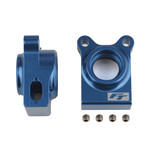 Team Associated RC10B74.1 FT Rear Hubs, Blue Aluminum