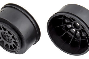 Team Associated ASC71040  Method Wheels, Black w/ 12mm Hex