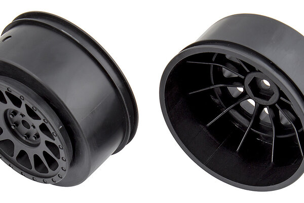 Team Associated ASC71040  Method Wheels, Black w/ 12mm Hex