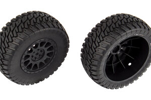 Team Associated Multi-terrain Tires and Method Wheels, mounted Team Associated Multi-terrain Tires and Method Wheels, mounted