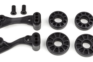Team Associated DR10 Wheelie Bar Wheels and Mount