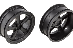 Team Associated ASC71079   DR10 Drag Front Wheels, Black