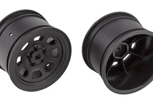 Team Associated ASC71097  SR10 Black Rear Wheels