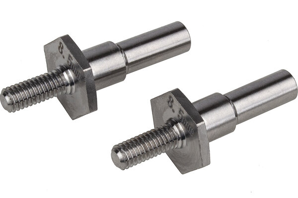 Team Associated RC10T6.1 FT Titanium Front Axles, 8.5mm