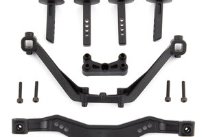 Team Associated SC6.1 Body Mounts, Front and Rear, for SC6.1