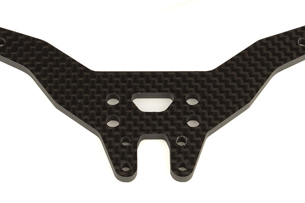 Team Associated RC10T6.2 Rear Shock Tower, Gull Wing, Carbon Fiber