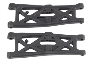 Team Associated RC10T6.2 FT Front Suspension Arms, Gull Wing, Carbon Fiber