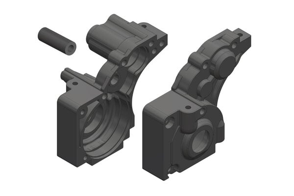 Corally (Team Corally) Gearbox - Left/Right - Composite - 1 Set: Mammoth,
