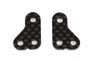 Team Associated RC10T6.2 Steering Arm, +1mm, Carbon Fiber