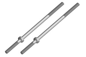 Corally (Team Corally) Turnbuckle 80 mm - M3 - Steel - 2 pcs: Mammoth, Moxoo,