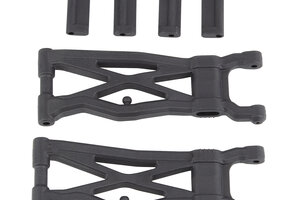 Team Associated RC10T6.1 Factory Team Rear Suspension Arms, Carbon Fiber