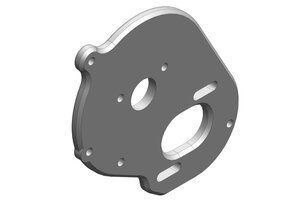 Corally (Team Corally) Motor Mount Plate - Aluminum: Mammoth, Moxoo, Triton