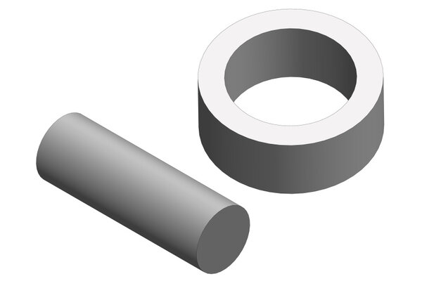 Corally (Team Corally) Stub Axle Pin - for Slipper Shaft - Steel: Mammoth, Moxoo,