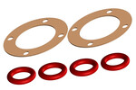 Corally (Team Corally) Differential Gasket - 1 Set: Mammoth, Moxoo, Triton