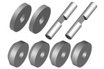 Corally (Team Corally) Planetary Differential Gears - Metal - 1 Set: Mammoth, Moxoo,