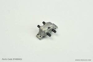 Cross RC Transfer Case Assembly (metal, complete): SG4, SR4 Cross RC Transfer Case Assembly (metal, complete): SG4, SR4