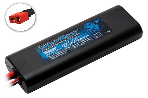 Team Associated Reedy WolfPack LiPo 4000mAh 35 7.4V Battery Pack