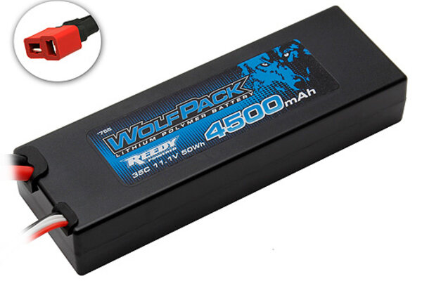 Team Associated Reedy WolfPack LiPo 4500mAh 35 C 11.1V Battery Pack