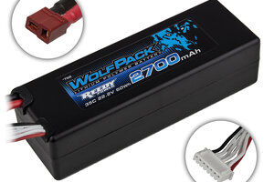 Team Associated WolfPack LiPo 2700mAh 35C 6S 22.2V Battery w/ T-Plug