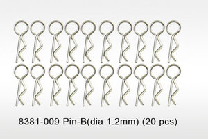 DHK Hobby Body Pins (1.2mm) (16)