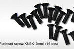DHK Hobby Flathead Screw (3x10mm) (16)