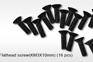 DHK Hobby Flathead Screw (3x10mm) (16) DHK Hobby Flathead Screw (3x10mm) (16)