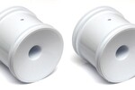 Team Associated Truck Hex Wheel, White
