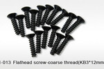 DHK Hobby Flathead Screw - Coarse Thread (3x12mm) (16) - Maximus
