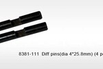DHK Hobby Differential Pins (4x25.8mm) (4)
