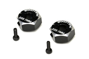 Exotek Racing Rear Hex Set 7mm, 7075, 1pr for 22S Drag