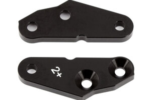 Team Associated Factory Team Aluminum Steering Block Arms, +2 deg for RC8B3