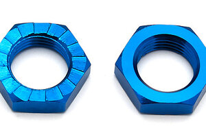 Team Associated ASC 81082  Wheel Nuts, 17mm Blue
