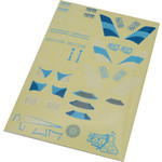 Flight Lab Toys Decal Sheet, Blue; HoverCross