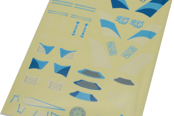 Flight Lab Toys Decal Sheet, Blue; HoverCross