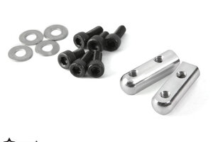 Gmade Aluminum Servo Mount Silver (2)