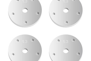 Team Associated Factory Team 16mm Shock Piston 5x1.3mm, Flat