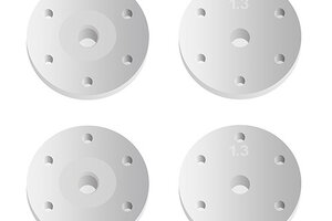 Team Associated Factory Team 16mm Shock Piston 6x1.3mm, Tapered