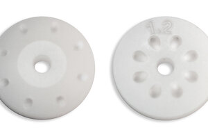 Team Associated FT 16mm Pistons, 8x1.2mm, Tapered & Angled, (1pr)