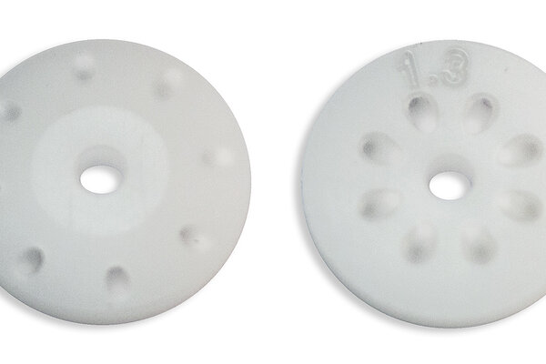 Team Associated FT 16mm Pistons, 8x1.3mm, Tapered & Angled, (1pr)