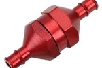 Dubro In-Line Fuel Filter-Red