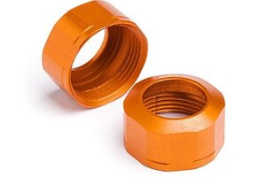 HPI Racing Shock Cap 12Xm13X0.8mm (Orange/Grooved/2pcs) Nitro