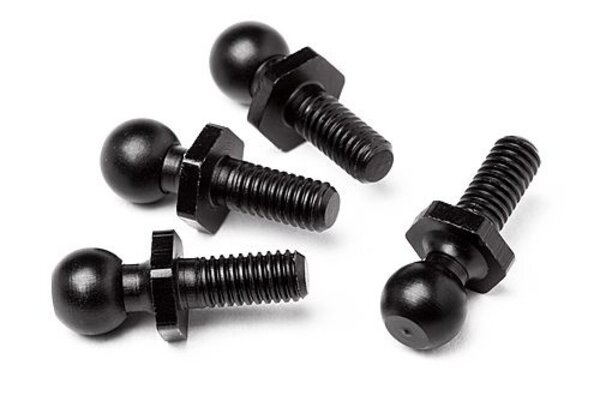 HPI Racing Ball Stud 4.7X14mm (Black/4pcs) Nitro 3