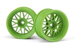 HPI Racing HRE C90 Wheel 26mm Green (6mm Offset/2pcs)