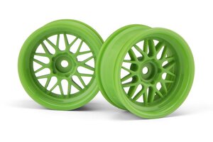 HPI Racing HRE C90 Wheel 26mm Green (6mm Offset/2pcs)