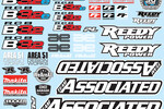 Team Associated RC8B3.2 Decal Sheet