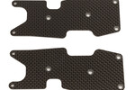 Team Associated RC8T3.2 FT Rear Suspension Arm Inserts, 1.2mm, Carbon Fiber